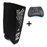 Kit Capa Protetora Antipoeira Ps5 Console 1 Case Estojo