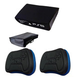 Kit Capa Protetora Antipoeira Ps5 Console Horizontal 2case