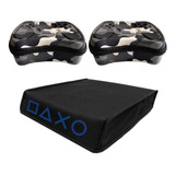 Kit Capa Protetora Ps4 Pro 2 Cases Controle Eva Rígidos