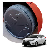 Kit Capa Protetora Roda Pneu Xixi Cachorro Para Yaris Etios