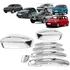 Kit Capa Retrovisor S/pisca+4 Maçaneta Cromada Gol G6 G7 G8