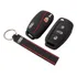 Kit Capa Silicone Chave Canivete Audi Sline A1 A3 + Chaveiro