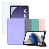 Kit Capa Smart Case Para Tablet Galaxy Tab A9 Tela 8 7 Poleg