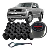 Kit Capa Tampa Parafuso Roda Vw Amarok Trendline 2012 A 2022