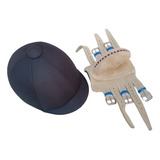 Kit Capacete Hipismo Luva Vaquejada 5 Atacas Profissional