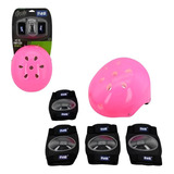 Kit Capacete Infantil Proteção Bicicleta Patins Skate Cores
