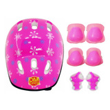 Kit Capacete Joelheira E Cotoveleira Infantil