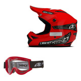 Kit Capacete Liberty Mx Pro Oculos Trilha Cross 788 Oferta
