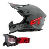 Kit Capacete Motocross Brinde