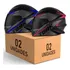 Kit Capacete Pro Tork Liberty R8 Viseira Fumê Combo Casal