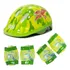 Kit Capacete + Proteção Infantil Absolute Verde Dino