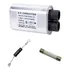 Kit Capacitor Alta Tensão Microondas 0 90uf   1 Fusivel 20a