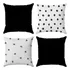 Kit Capas Almofadas Decorativas Minimalista 3 45x45 Id Decor