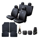 Kit Capas Banco Carro Couro Volks Gol G1 G2 G3 G4 pedaleira