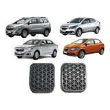 Kit Capas De Pedal Freio Embreagem Onix Cobalt Spin Prisma