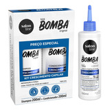 Kit Capilar Bomba Sos Crescimento Fortalecedor Salon Line