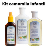 Kit Capilar Shampoo Cond loção Camomila Reflexo Louro Intea