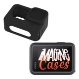 Kit Capinha De Silicone Película Vidro Gopro Hero 10 Black