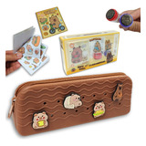 Kit Capivara Estojo Carimbo