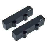 Kit Captador Emg Baixo 4 Cordas Ativo Ceramico Jazz Bass J Cor Preto