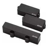 Kit Captadores Ativo De Contra Baixo 4 Cordas Emg Pjset
