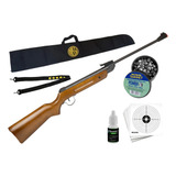 Kit Carabina Pressao 5 5mm Rossi Sport Madeira Espingarda