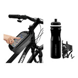 Kit Caramanhola Térmica Garrafa Bike suporte bolsa Celular