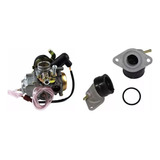 Kit Carburador Burgman 125 coletor Admissão Ano 2005 A 2012