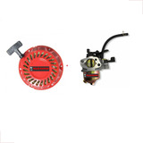 Kit Carburador Partida Tratorito Motocultivador Branco