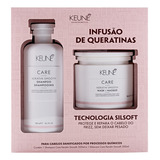 Kit Care Caixa Keune Keratin Smooth Shampoo E Máscara Home