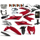 Kit Carenagem Bros 125 2013 Bros 150 2011 A 2012 Vermelho