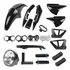 Kit Carenagem Cg 150 Titan 2004 A 2008 Preta Completo