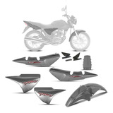 Kit Carenagem Cg 150 Titan 2008 Ks 08 Chumbo
