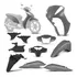 Kit Carenagem Completa Moto Honda Biz 125 Ano 2011 Até 2015