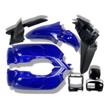 Kit Carenagem Completo 8 Peças Pop 100 Azul 2008 2009