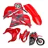 Kit Carenagem Completo Adesivado Xt 660 R Vermelho 2015/2017