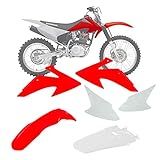 Kit Carenagem Conjunto Plástico Honda CRF 230 2008 E D 2012 Vermelho Branco