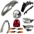 Kit Carenagem + Farol Pisca Cg 125 Titan 2000 A 2001 Cinza