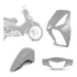 Kit Carenagem Frontal Moto Biz 125 Ks Es Anos 2006 Até 2010