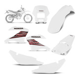 Kit Carenagem Nxr 150 Bros 2003 A 2008 Ks Es Esd C Adesivos
