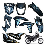 Kit Carenagem Nxr Bros 160 2022 Até 2024 Completo Novo