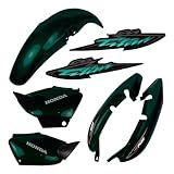 Kit Carenagem Plástico Titan 125 Verde 2004 Es C Adesivos