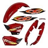 Kit Carenagem Plástico Titan 125 Vermelho 2001 Es C Adesivos