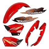 Kit Carenagem Plástico Titan 125 Vermelho 2002 Kse C Adesivos