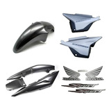 Kit Carenagem Titan 150 Sport Cinza 2008 Adesivado