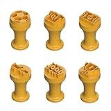 Kit Carimbo Futebol Para Doces E Brigadeiros 6 Peças
