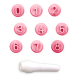 Kit Carimbo Numeros Para Doces E Brigadeiros