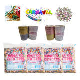 Kit Carnaval Confetes Com