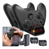 Kit Carregador Base Controle Xbox One Series S X 2 Bateria