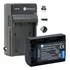 Kit Carregador + Bat Eria Np-fh50 P Sony Dcr-dvd106 Dcr-hc38